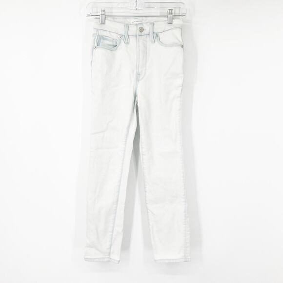 Good American Good Classic High Rise Jeans Deep V Yoke GCDVNF619T Indigo121 - Picture 2 of 9